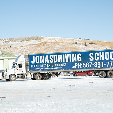 Welcome To Jonas Truck Driving School in Calgary