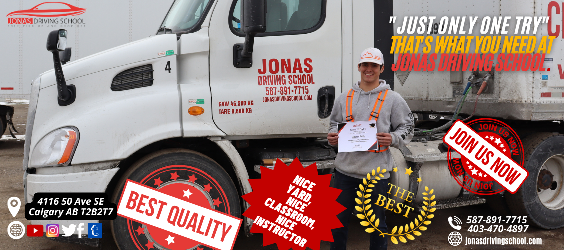 Welcome To Jonas Truck Driving School in Calgary